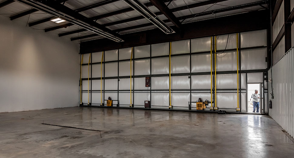 hangar interior for scale